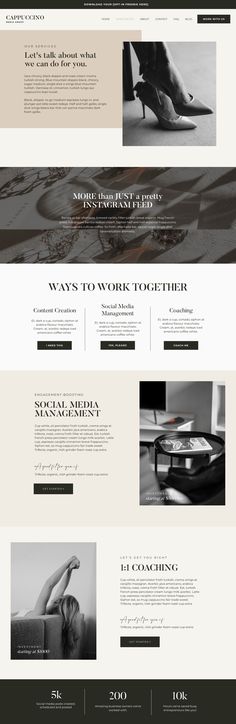 #Cv_Website #Elegant_Website_Design #Mise_En_Page_Web #Minimal_Website_Design Social Media Manager Website Design, Beige Branding, Cv Website, Elegant Website Design, Minimal Website Design, Minimal Website, Template For Social Media, Luxury Website, Website Design Inspiration Layout