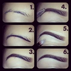 How to do eyebrows Kim Nguyen, Eye Brows, Picture Tutorial