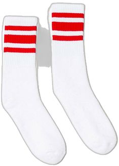 Crew Socks, Polyester Spandex, Socks, Spandex, Collage, Red, Pins, White