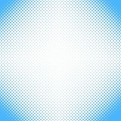 an abstract halftone background in blue and white with small dots on the center,