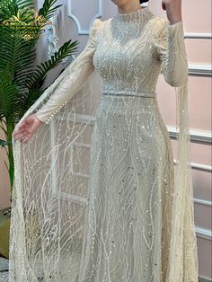 Butterfly Wedding Dress, Farewell Dresses, Modest Evening Dress, Bride Dress Simple, Evening Gowns With Sleeves, Soiree Dress, Gowns Dresses Elegant, Dinner Dress Classy, Gaun Fashion