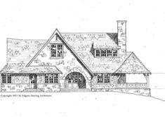 this is the front elevation of these house plans