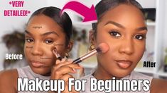 Step By Step Makeup Tutorial For Beginners - Perfect Your Look! Makeup Process Step By Step, Basic Makeup For Beginners Black Women, How To Makeup For Beginners, Makeup Application Order Step By Step, Beginner Make Up Tutorial Step By Step, Makeup For Beginners Step By Step, How To Apply Makeup For Beginners, How To Apply Makeup Step By Step, Make Up Tutorial Step By Step