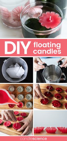 how to make floating candles for valentine's day or any other special occasion - step by step instructions