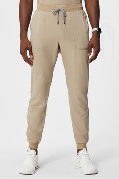 All-Shift Scrub Jogger FL2 Chai male Activewear >> Scrubs >> Bottoms >> Product Feed MotionTech regular Range Of Motion, Scrubs, Active Wear, Motion, Elastic