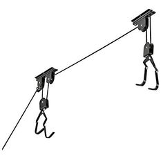 two black and white images of the same person on a rope attached to each other