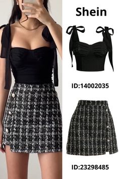 Outfit Ideas From Shein With Codes, Old Money Shein Outfits Codes, Shein Black Outfits, Shein Korean Outfits, Classy Shein Outfits, Shein Classy Outfits, Shein Inspo Outfits, Shien Clothes Outfits With Codes, Shein Codes Outfits