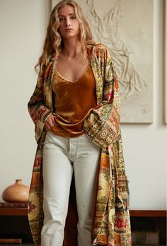 Bohemian Holiday Outfit, High Autumn Zyla, New Bohemian Fashion, Bohemian Mystic Outfit, Elegant Bohemian Fashion, Sofi Tukker Style, Boho Luxe Fashion, Eclectic Boho Fashion, California Fashion 2023