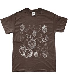 Strawberry Shirt  Botanical Cottagecore Strawberry Tshirt  Botanical Tee  Cottagecore Clothing  Alt Clothing  Botanical Tshirt Grunge Easy 30 day return policy Cottagecore Strawberry, Strawberry Tshirt, Tshirt Grunge, Botanical Tshirt, Alt Clothing, Strawberry Shirt, Cottagecore Shirt, T Shirt Company, 90s Shirts