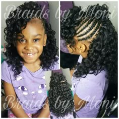 Braids by Moni Located in Mississippi Kids Cornrows and Crochet Crochet Hairstyles For Kids, Crochet Hair Styles For Kids, Crochet Braid Styles For Kids, Kids Crotchet Hairstyles Black, Kids Crochet Hairstyles, Crochet Braids For Kids, Kid Braid Styles, Kids' Braids