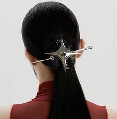 Futuristic Accessories, Hard Candy, Jewelry Inspo, Mode Inspiration, Hair Inspo, Her Hair, Red Leather, Hair Pins, Hair Clips