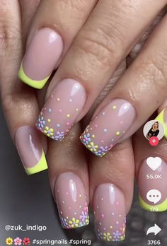 Easter Nail Designs, Easter Nail Art, Trendy Nail Art Designs, Glamorous Hair, Colorful Nails, Pretty Nail Art Designs, Nails 2023, Spring Nail Art, Short Acrylic Nails Designs