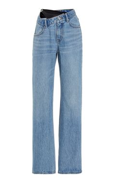 Alexander Wang Denim, Pant Outfits For Women, Alexander Wang Jeans, Alexander Wang Top, Fashion Gone Rouge, Celana Jeans, Effortless Fashion, Straight Cut Jeans, Cute Pants