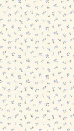 a white background with blue flowers on it