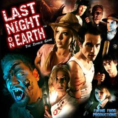 the last night of the earth movie poster with many different actors and characters on it