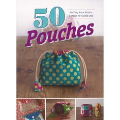 the cover of sewing book 50 pouches