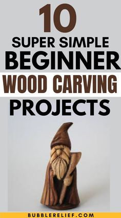 10 Simple Beginner Wood Carving Projects Anyone Can Carve Beginner Wood Carving, Wood Carving Projects, Best Hobbies, Something From Nothing, Whittling Projects, Carving Projects