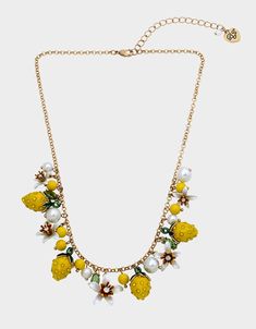 LEMON DROP SHAKY LEMON NECKLACE YELLOW | Lemon Charm Necklace – Betsey Johnson Lemon Necklace, Pearls Necklace, Lemon Drop, Betsey Johnson Jewelry, Betsey Johnson, Lobster Clasp, Charm Necklace, Chain Necklace, Lemon