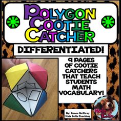 a poster with an image of a polygonic cather and the words differentiated