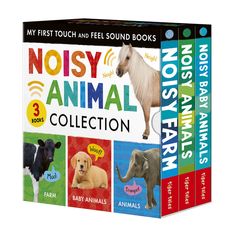 the noisy animal collection includes three books