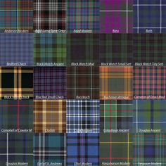 "These poly viscose tartan swatches give you a sample of our Scottish-made poly viscose blend of tartan. Whether you are allergic to wool, or just want a great looking tartan for less, our poly/viscose synthetic blend is a great way to go! Hard wearing, washable, and cool to wear. To the untrained eye, it is nearly indistinguishable from expensive 100% wool tartan. This tartan is woven in the UK from a 65/35 blend of polyester and viscose (rayon). When you have more than one tartan to choose from, requesting swatches is a great way to decide which tartan you like best before investing in your kilt. Each swatch is approximately 6-8 inches square. Swatches are not returnable. -Woven in the UK -65/35 Blend of Polyester and Viscose (Rayon) -Measures Approx. 6-8\" Square -Non-Returnable Importa Irish Tartan, Pencils Art, Pocket Scarf, Scottish Homes, Auld Lang Syne, Pocket Scarves, Scottish Plaid, Braided Necklace, Tartan Fabric