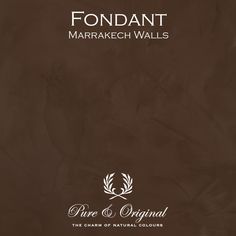 the front cover of fondant marrakeh walls, featuring an image of a plant