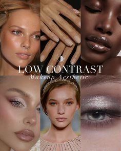 It’s time for some low contrast makeup inspiration 💄 Where are our low contrast girls, have you been experimenting with makeup advice from your makeup analysis guides? . #coloranalysis #colouranalysis #coloranalyst #makeupaesthetic #lowcontrast Makeup For Low Contrast Face, Light Contrast Makeup, Low Medium Contrast Makeup, Ethereal Essence Makeup, Light Low Contrast Makeup, Medium Contrast Makeup Looks, Low Contrast Hair, Summer Color Palette Makeup