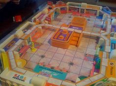 a close up of a board game on a table