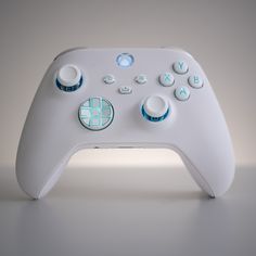 a close up of a video game controller