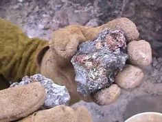 Gold in Calcite Crystal- Jeff Williams Gold Mine, Treasure Hunting, Gold Mining, Calcite Crystal