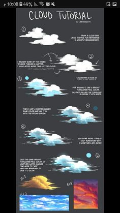 an image of clouds in different stages of flight