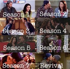 there are many different pictures of the same person in this series, including season 5 and season 6