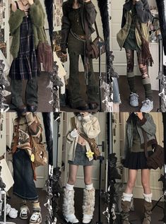 Gremlincore Outfits Summer, Elfcore Aesthetic Outfits, Avant Apocalypse Fashion, Wasteland Outfit, Grunge Fits, Earthy Outfits, Clothes Pattern