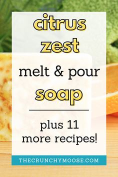 citrus zest melt and pour soap plus 11 more recipes