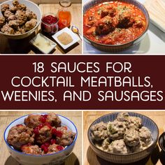 Fondue Recipes Meat, Cocktail Weenies, Fried Green Tomatoes Recipe, Green Tomato Recipes, Cocktail Sausages, Cocktail Meatballs, Fondue Recipes, Meat Appetizers, Quick And Easy Appetizers