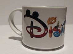 Disneyland Authentic Disney Parks Character Letters Mug 14 oz. Collectible Cup | eBay Character Words, Letter Mugs, Character Letters, Bar Glassware, Disney Parks, Disneyland, Mug, Disney