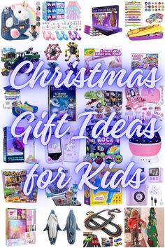 the christmas gift ideas for kids are on display