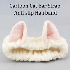 Cute Coral Fleece Cat Ear Headband - Soft & Comfortable, Perfect For Face Washing & Makeup, Makeup Headband, Cat Ear Headband, Blush Beauty, Wash Face, Makeup Brush Set Professional, Girl Accessories, Bow Headband Hairstyles, Professional Makeup Brushes, Women Cosmetics