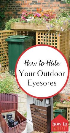 how to hide your outdoor eyesores