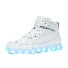 PRICES MAY VARY. 【IGxx】LED Light Up Shoes for Kids Boys Girls，Order according to the size chart please. 【Light Colors】Red,Green,Blue,Yellow,Skyblue,Purple,White(7 Static Colors + 4 Dynamic Modes ) 【Swith And Recharge】Hidden light up switch button, Press it to switch on. With each press, It changes to another light mode. Press the switch for 11 times or press 5s to turn the light off. Battery that lasts up to 6 hours on a 2 hour charge and USB charger to charge both sneakers at the same time. 【OC Hidden Light, Sneakers Kids, Turn The Lights Off, Kids Light, Led Shoes, Light Sneakers, Light Up Shoes, Shoes For Kids, Lit Shoes