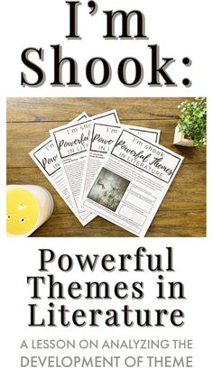 i'm shock powerful themes in literature lesson on analyzing the development of theme text