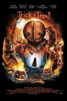 a movie poster for trick or treat