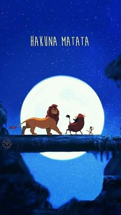 the lion king from disney's live - action movie, hakuna matata