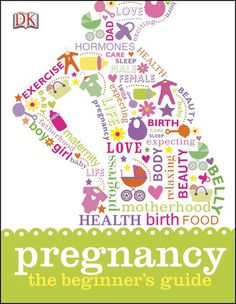 the pregnant woman's guide is shown in this image, with words all over it