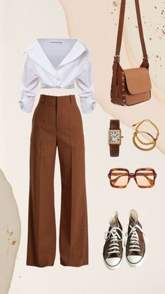 Comfy but stylish inspo✨ #fashion #outfit #brown #cozy #style #inspo Comfy But Stylish Outfits, Autumn Tops, Outfit Brown, Cozy Style, Tops Fall, Looks Style, Casual Style Outfits, Fashion Outfit