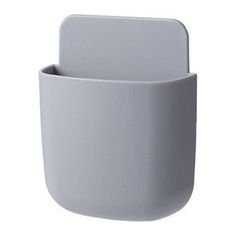 a white cup with two compartments in it