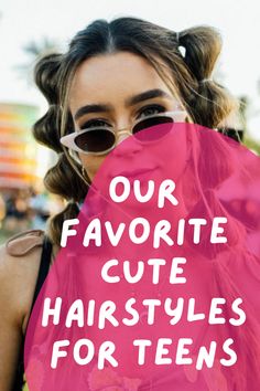 57 Cute Hairstyles for Teens & Fun Accessories - momma teen Teen Girl Haircuts, Middle School Hairstyles, Teenage Girl Hairstyles, Picture Day Hair, Teenage Hairstyles, Hairstyles For Teens, Shorthair Hairstyles