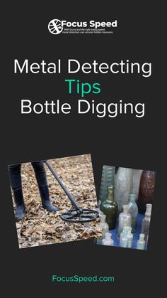 metal detectoring tips bottle digging