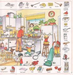 an image of a child's kitchen with lots of toys