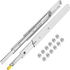 the sliding door track with screws and bolts